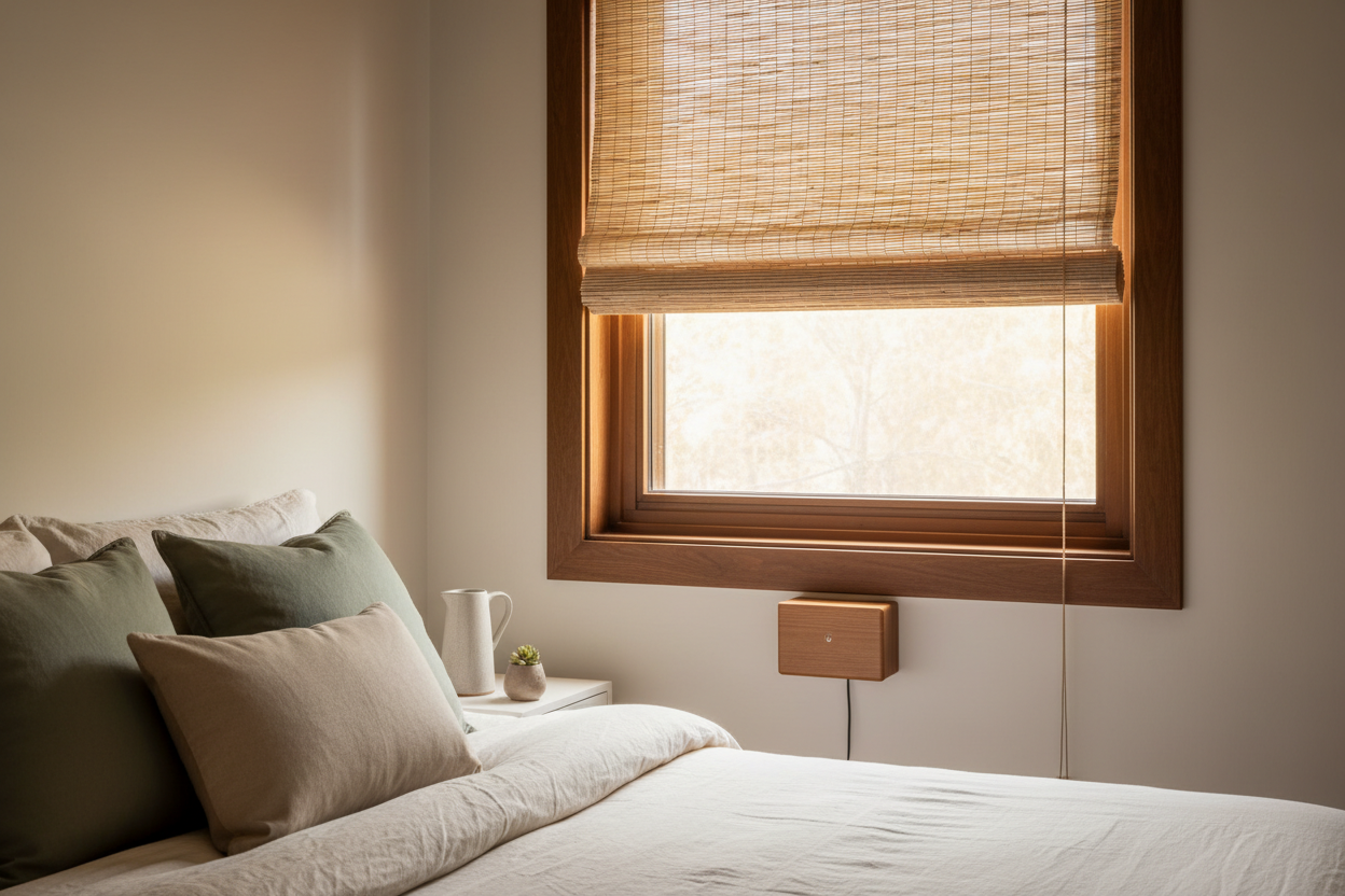 Wake Up Naturally: Automating Your Bamboo Blinds