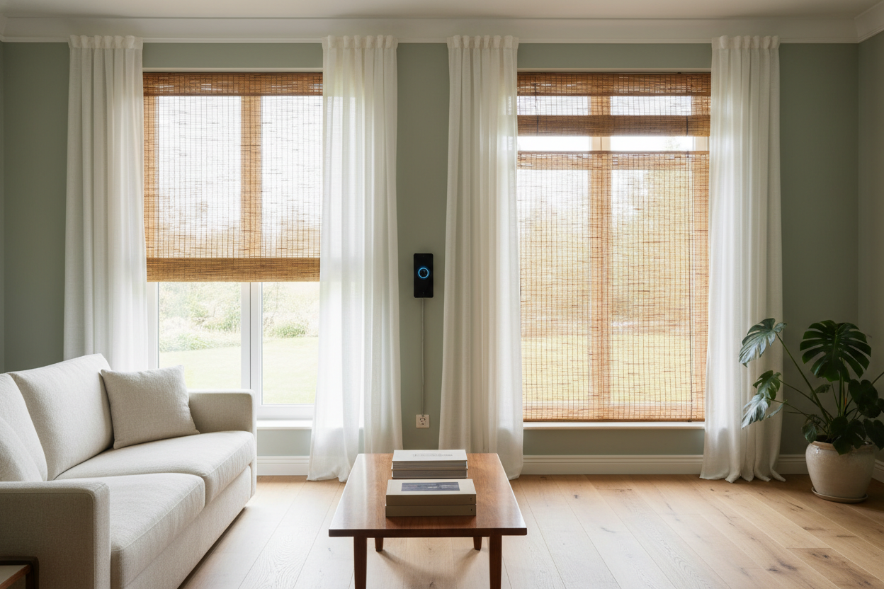 Privacy Meets Tech: Automating Bamboo Shades Top Down Bottom Up