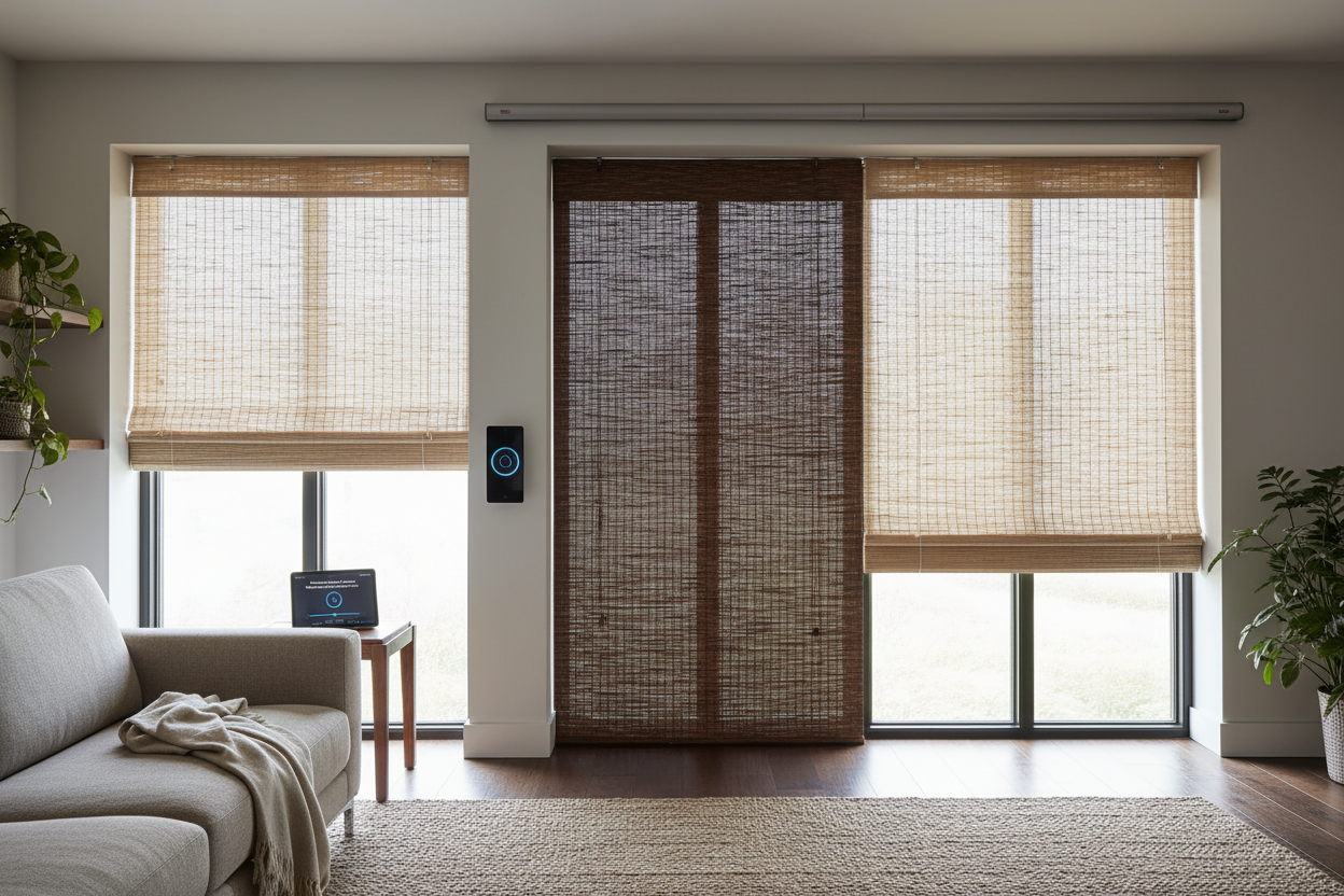 Automating Bamboo Shades: The Ultimate Light Blocking Setup