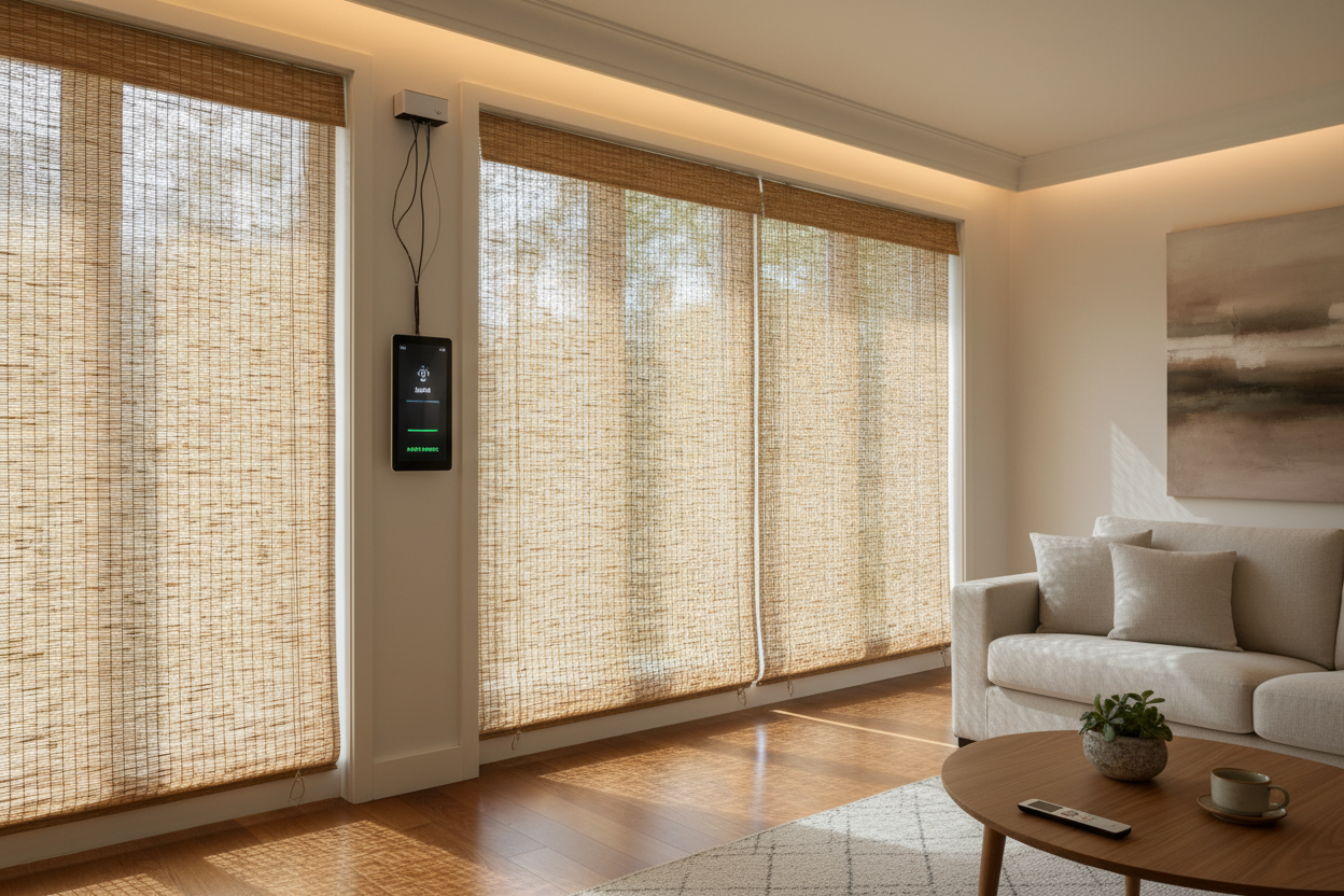 Automating Bamboo Roller Shades Indoor: Nature Meets Tech