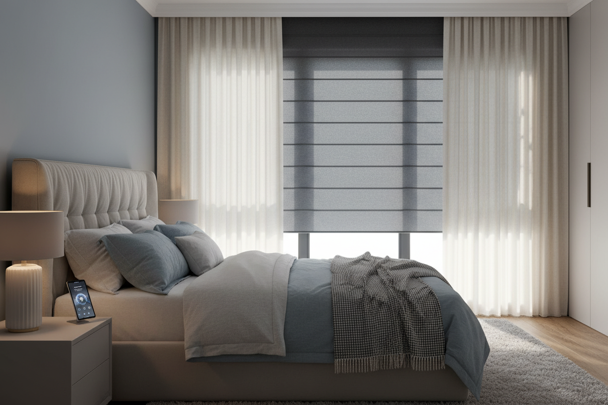 Smart Bedroom Window Covering Ideas: Automate Privacy & Sleep