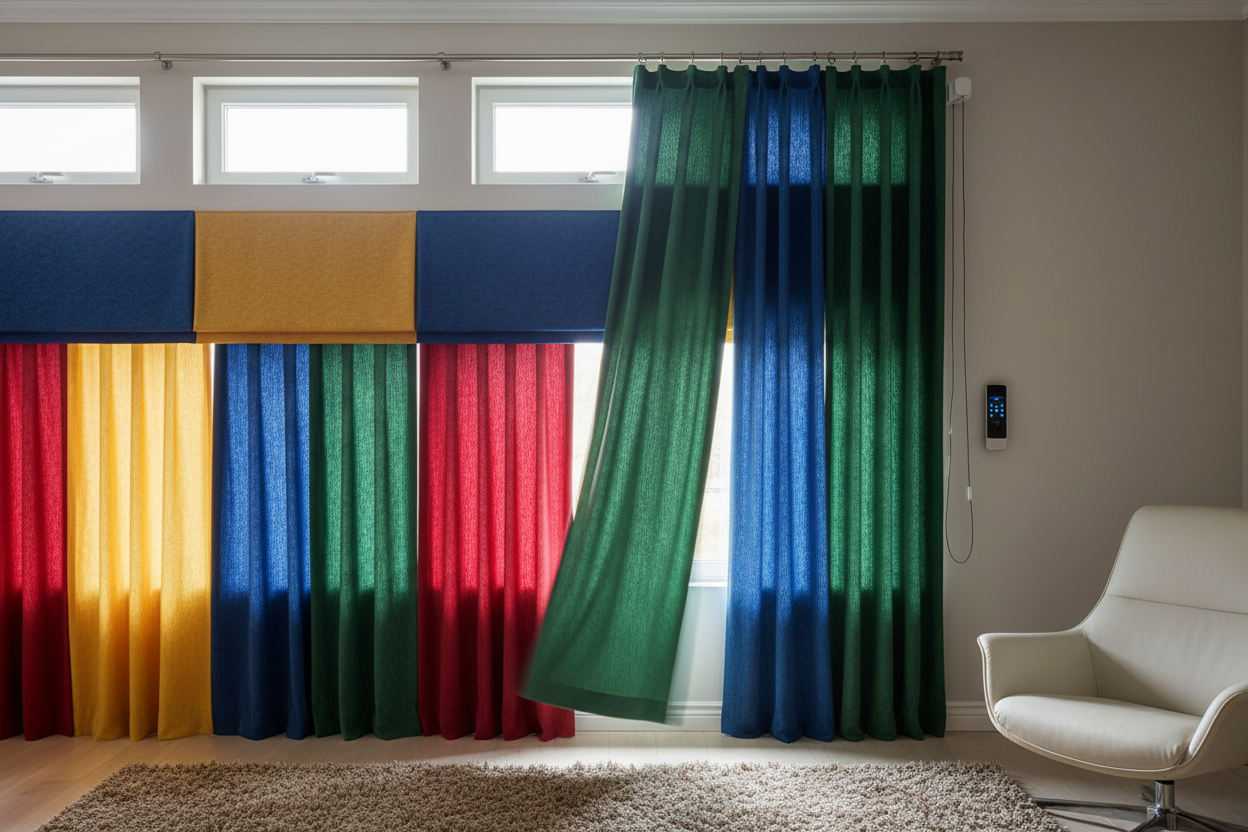 Automating Short Long Window Curtains for Smart Control
