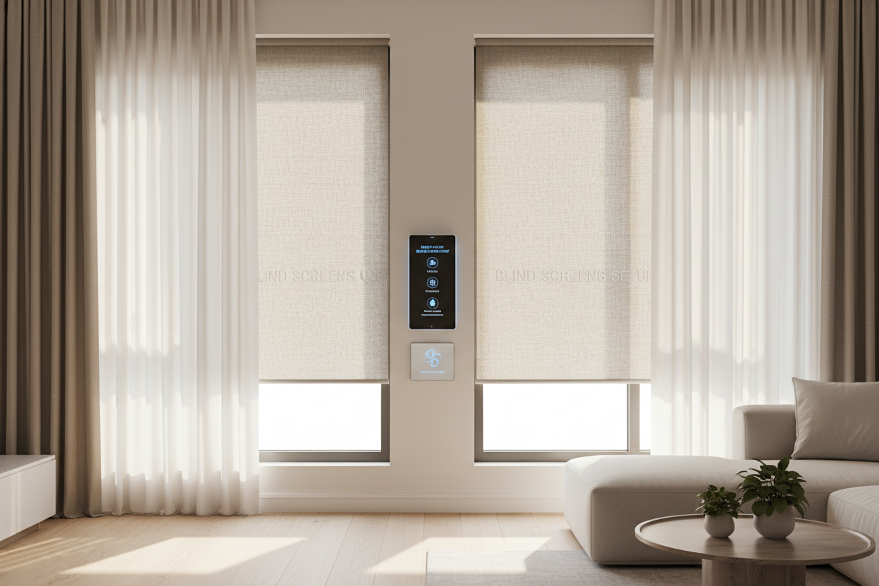 Smart Blind Screen Setup: Automating Airflow & Privacy