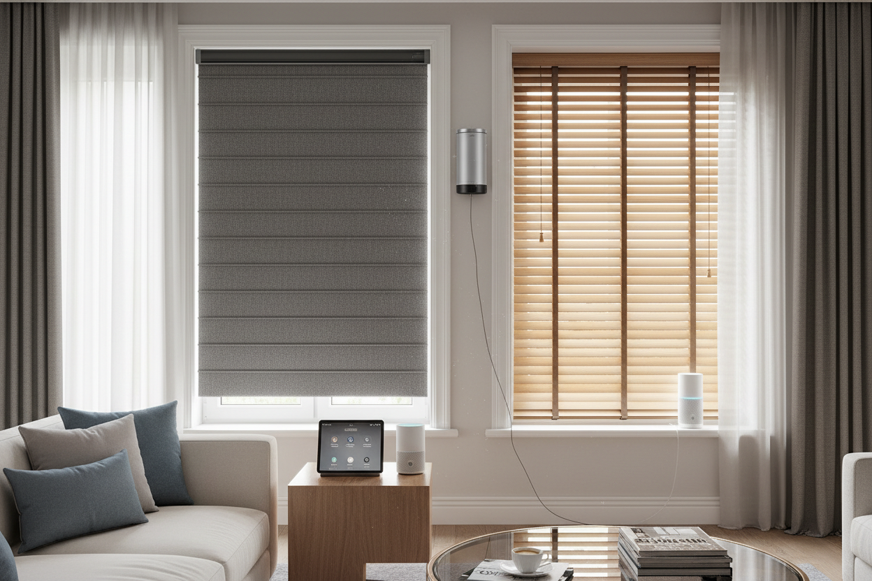 Buy Online Blinds: Custom Smart Shades vs. Retrofit Motors