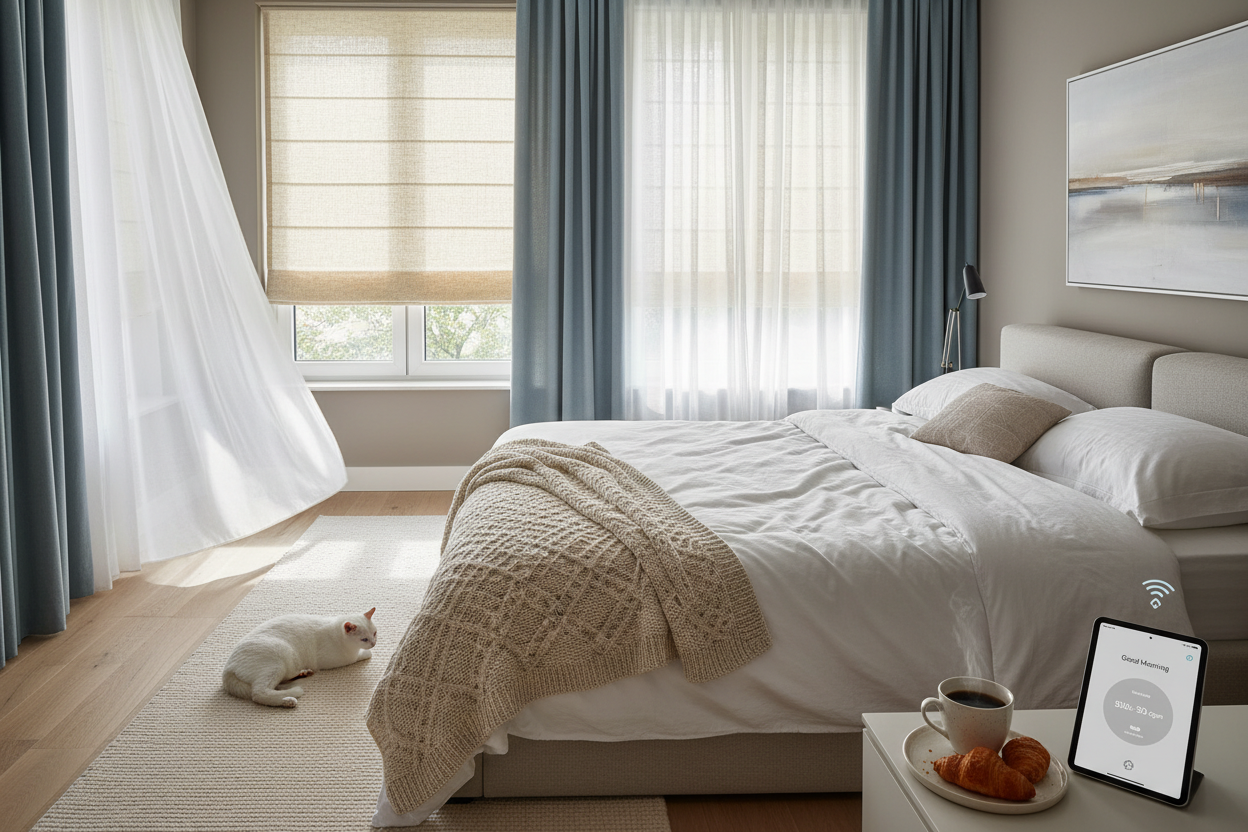 Smart Blinds and Windows: The Ultimate Lazy Morning Setup