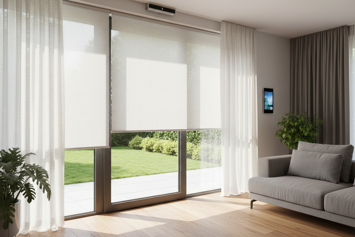 Automate Your View: The Best Smart Roller Blind for Patio Door Setup