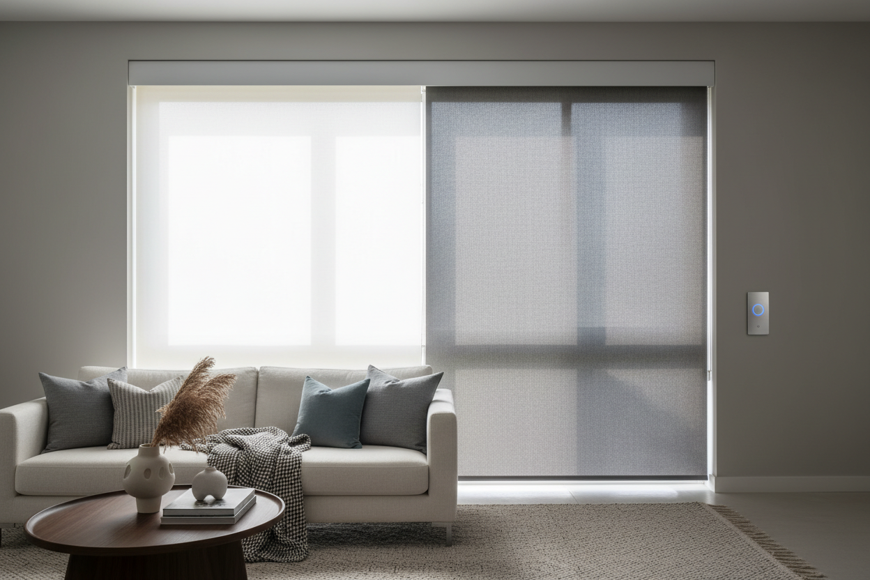 Smart Double Blinds: The Ultimate Light Control Setup