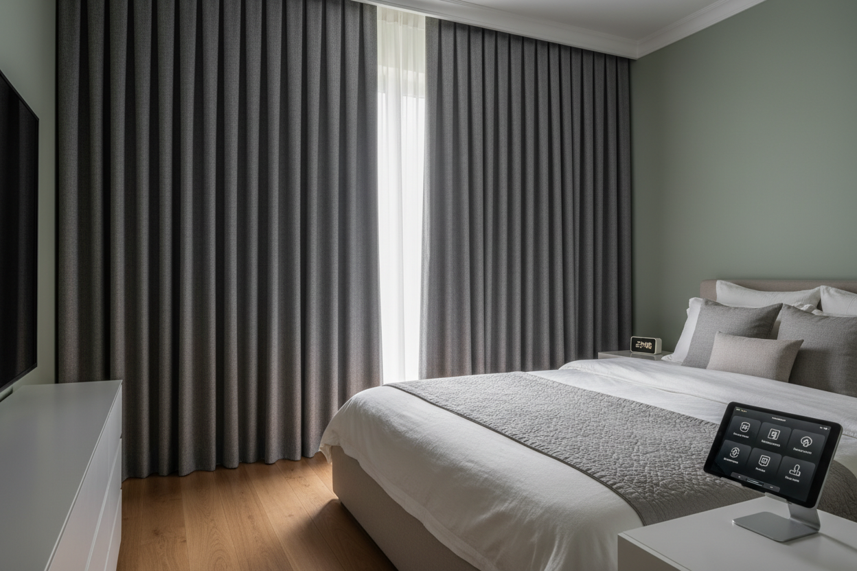 Automate Your Room Darkening Curtains for Better Sleep