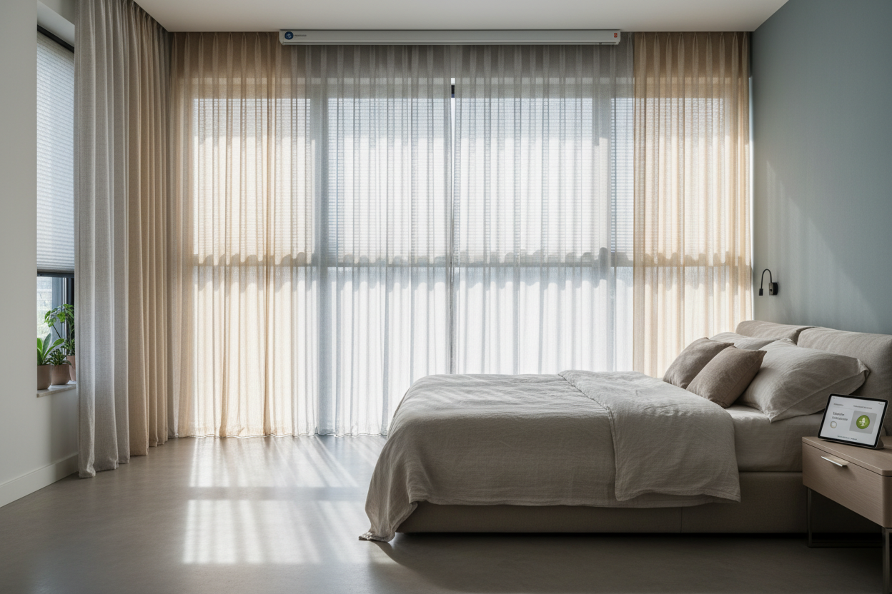Wake Up Naturally: The Best Smart Window Shades Bedroom Setup