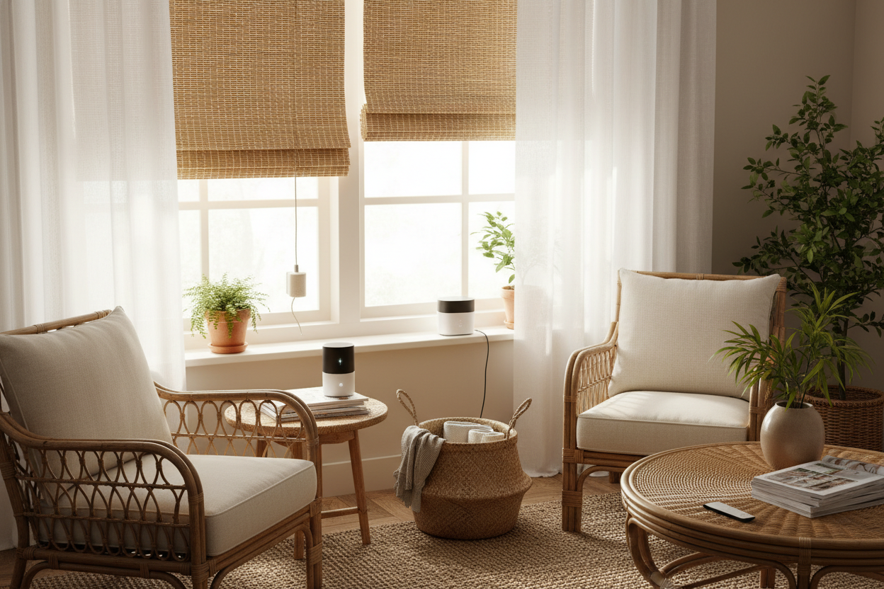 Automating Your Rattan Window Shade: A Retrofit Guide