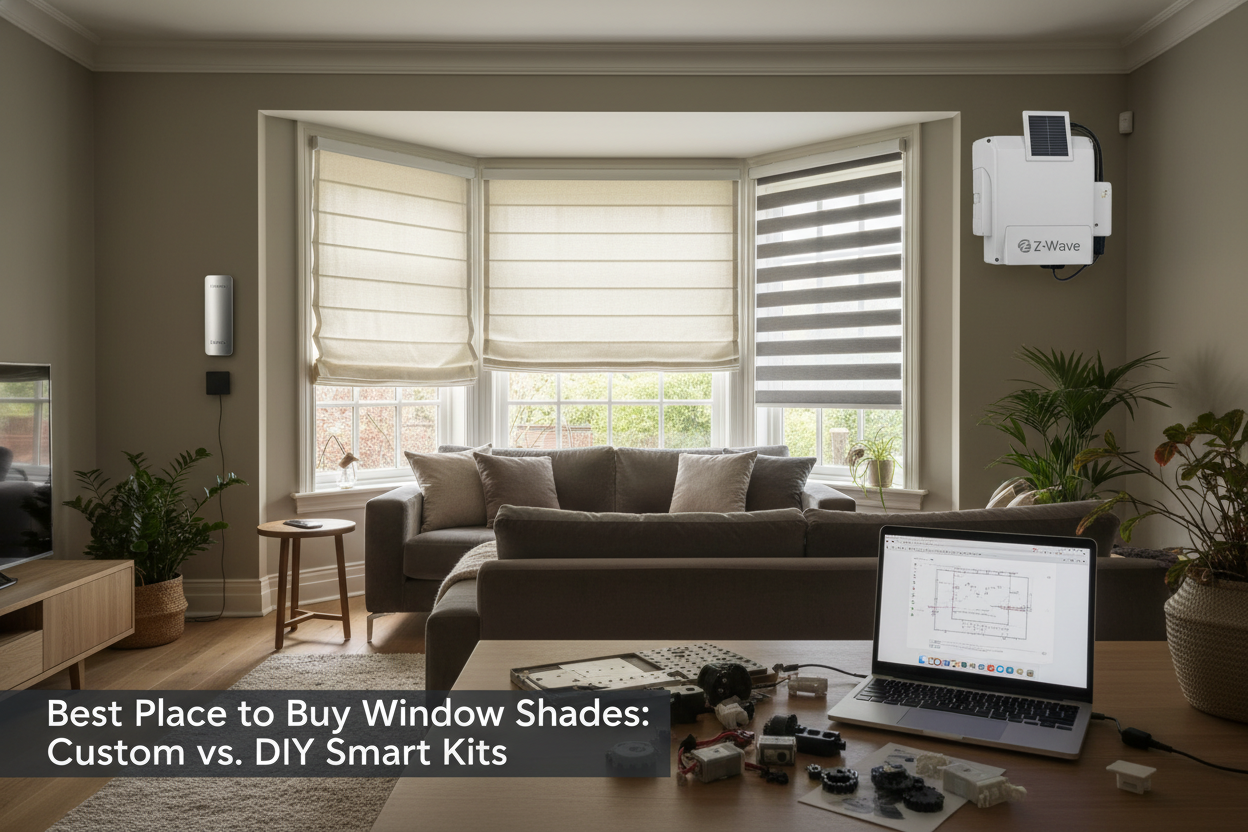 Best Place to Buy Window Shades: Custom vs. DIY Smart Kits