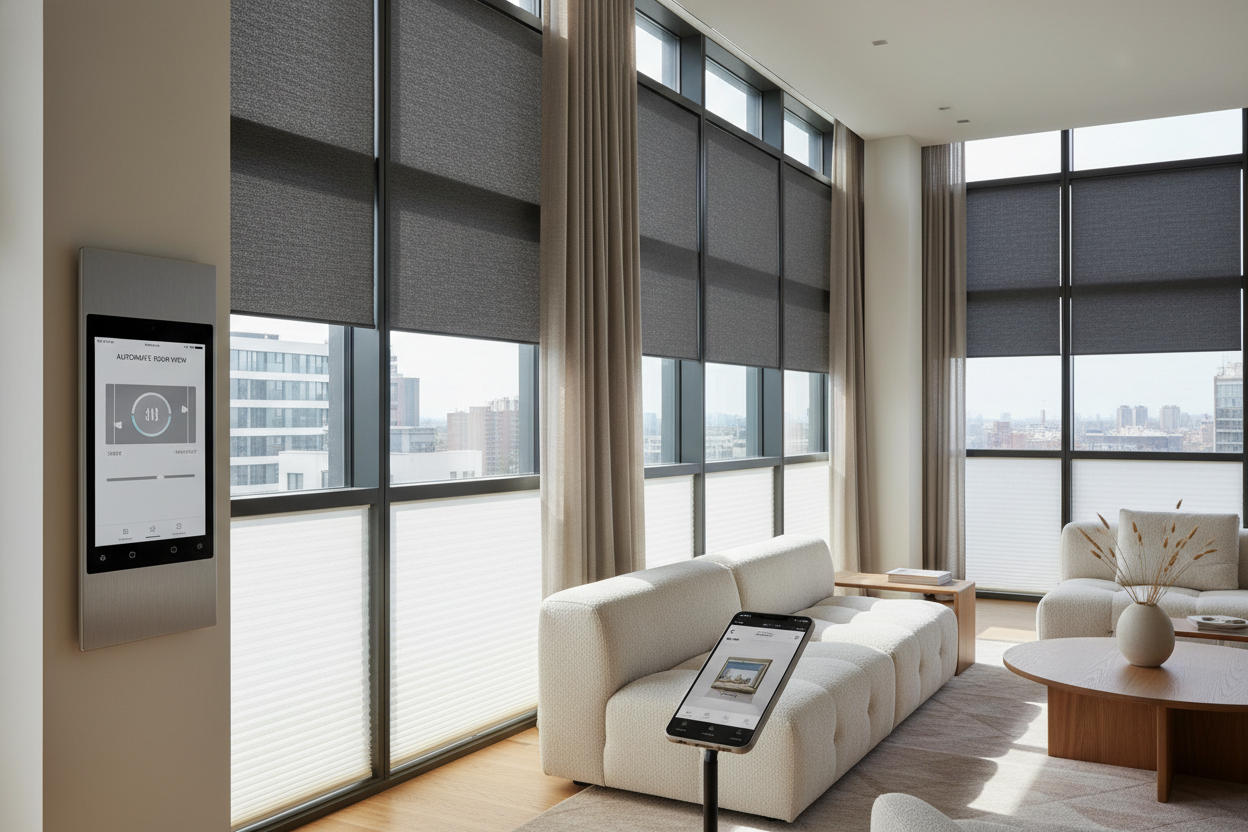Automating the View: Smart Blinds and Shades for Large Windows