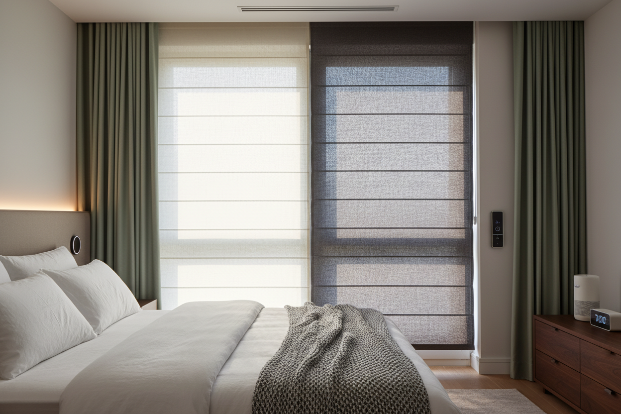 Wake Up Smarter: The Best Bedroom Window Shades Setup