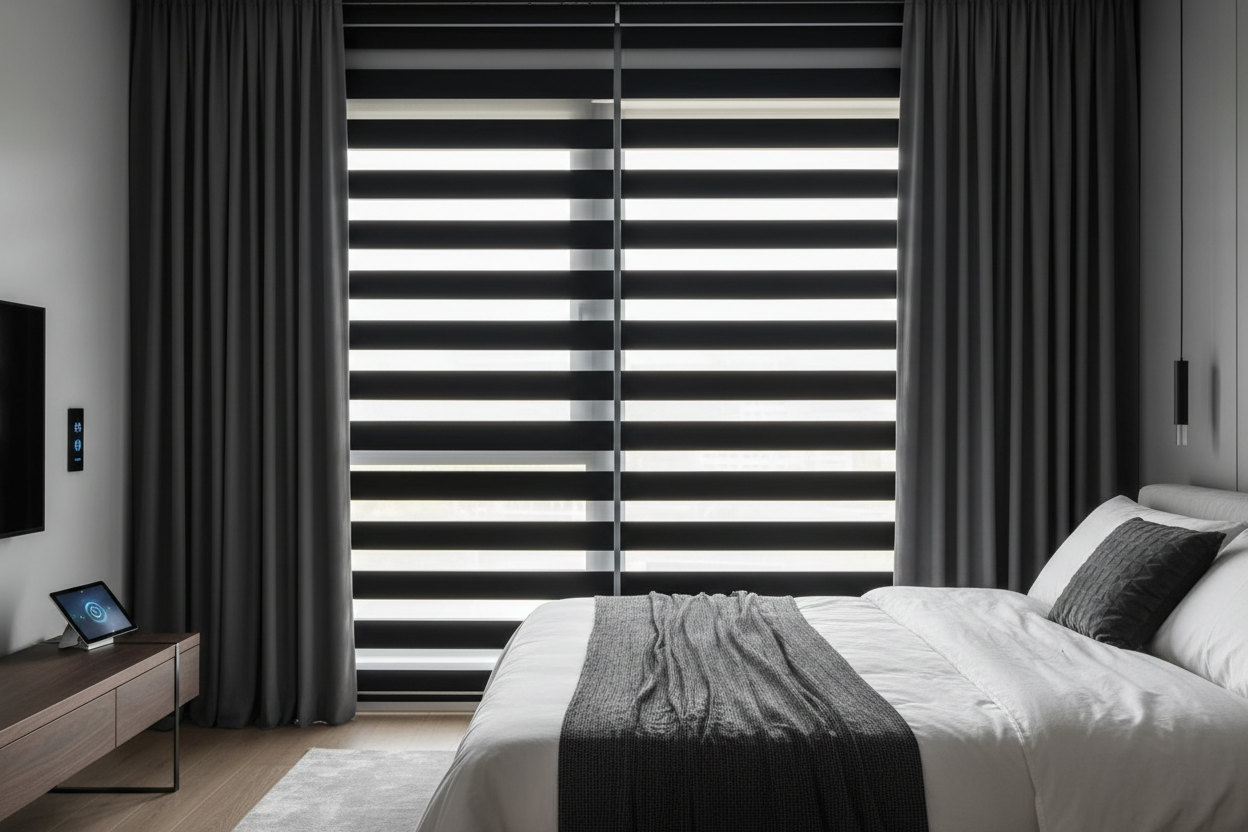 Smart Blackout Zebra Blinds: The Ultimate Bedroom Upgrade