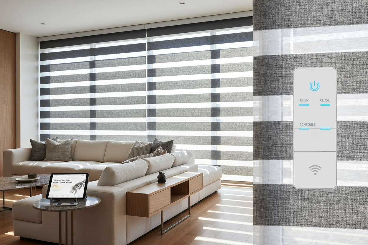 Automate Your Light: Smart Sheer Zebra Shades Explained