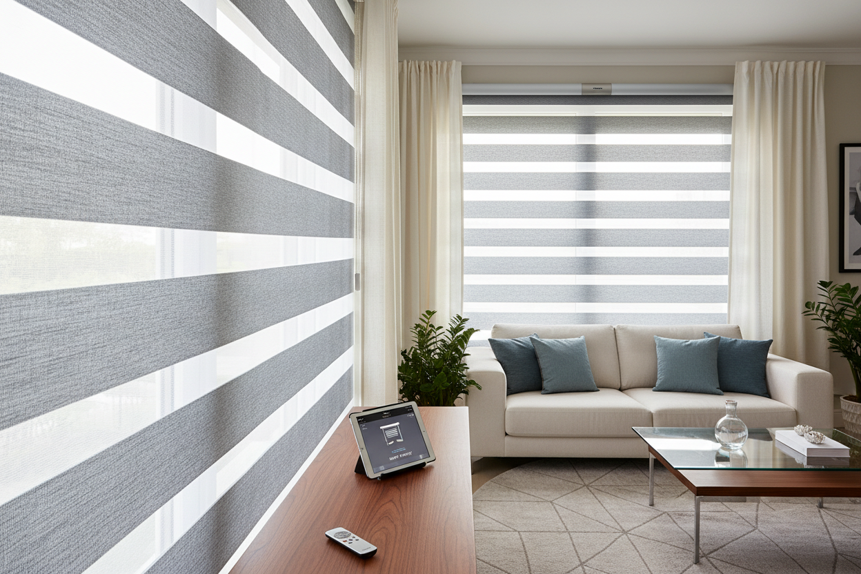 Smart Privacy: The Ultimate Guide to Motorized Zebra Blinds