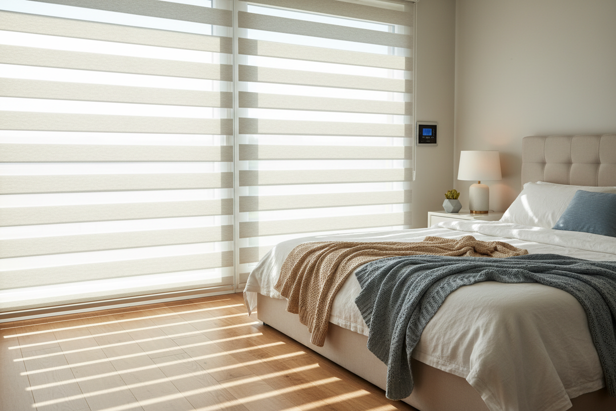 Wake Up to Sunlight: Why I Switched to Electric Zebra Blinds