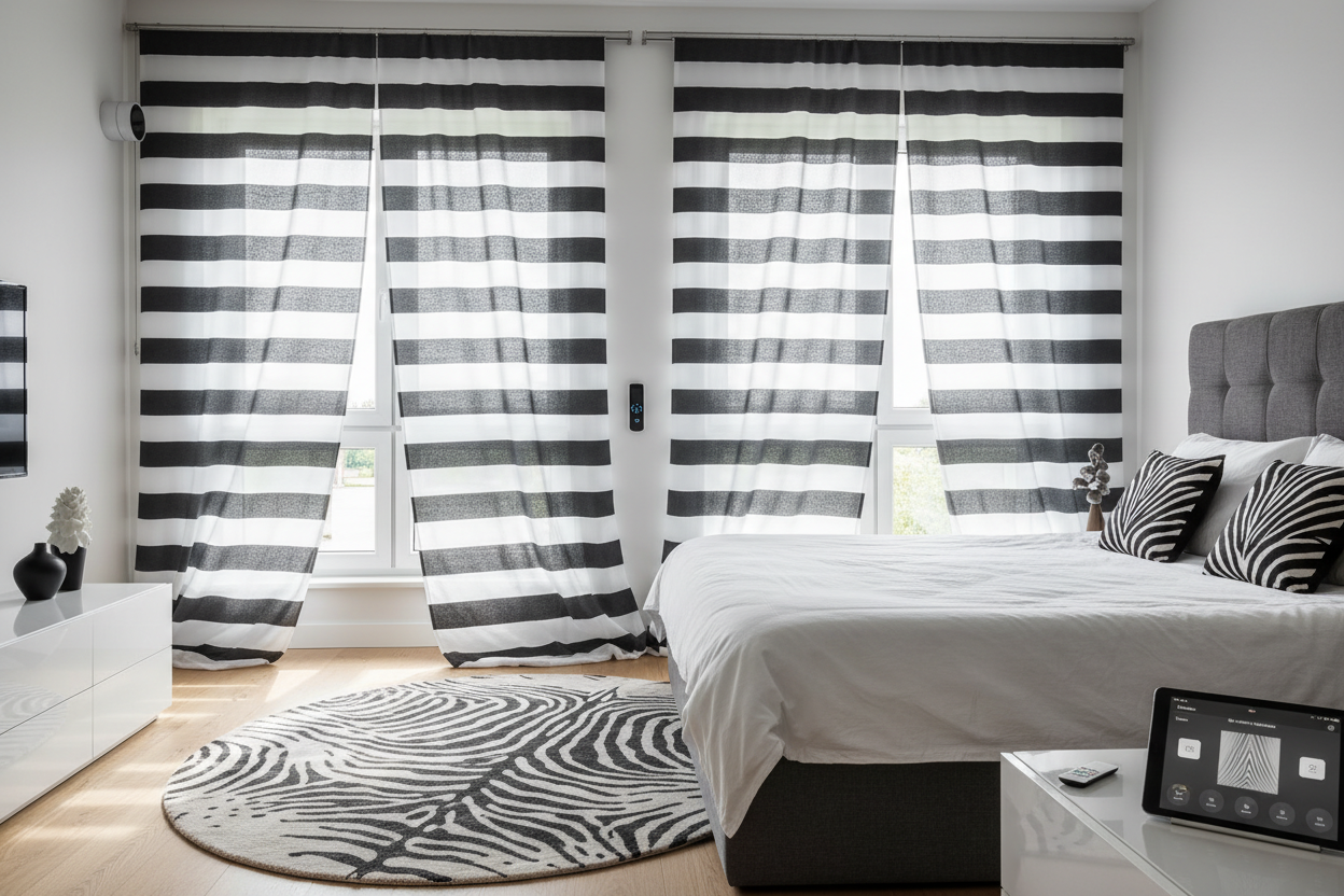 Automating Your Zebra Print Curtain: A Smart Decor Guide