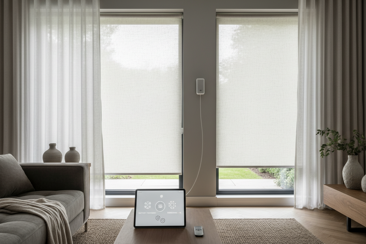 Smart Windows Blinds: Battery vs. Hardwired Motors Guide