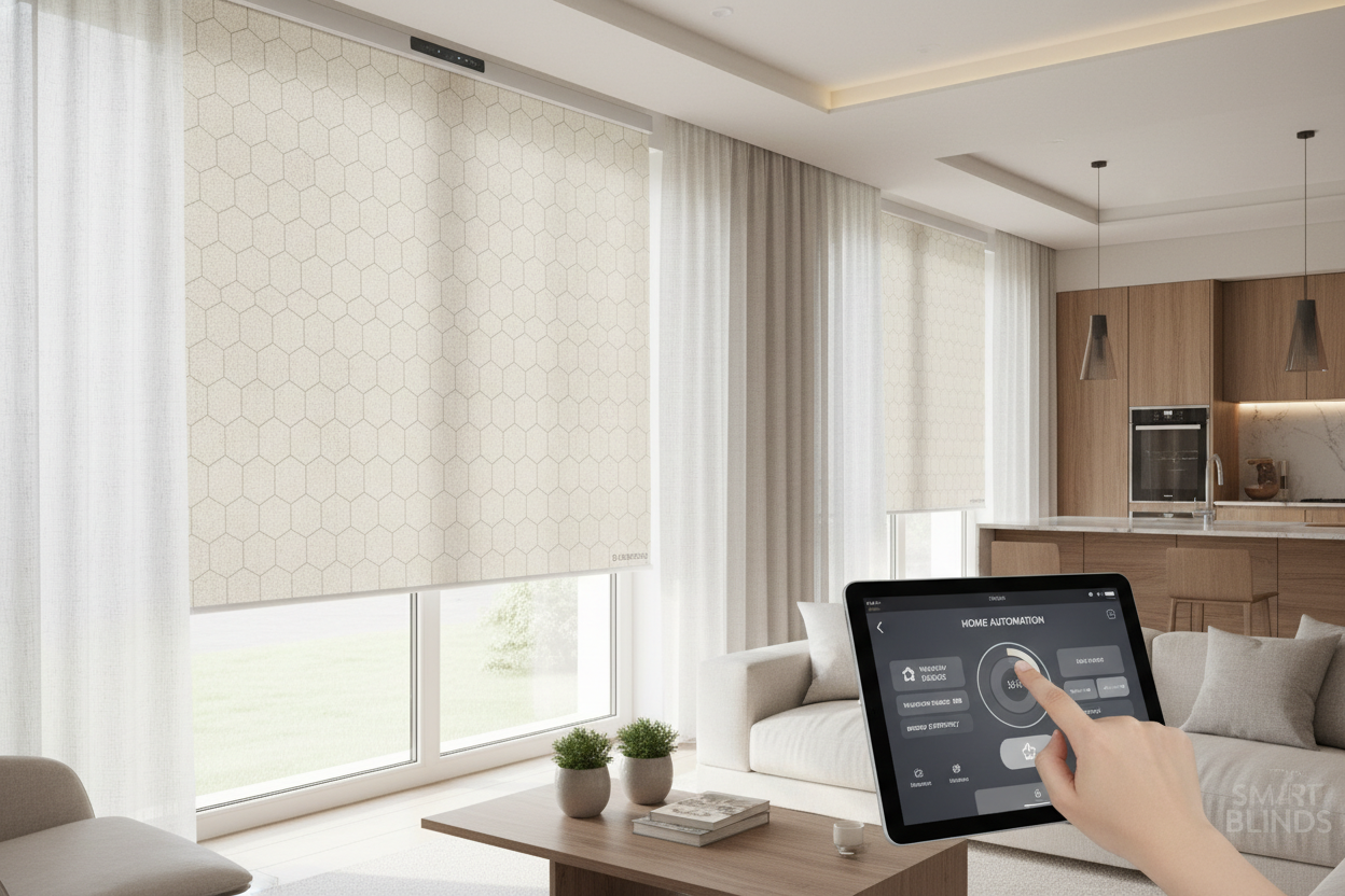 Automating Cordless Honeycomb Window Blinds for Smart Homes