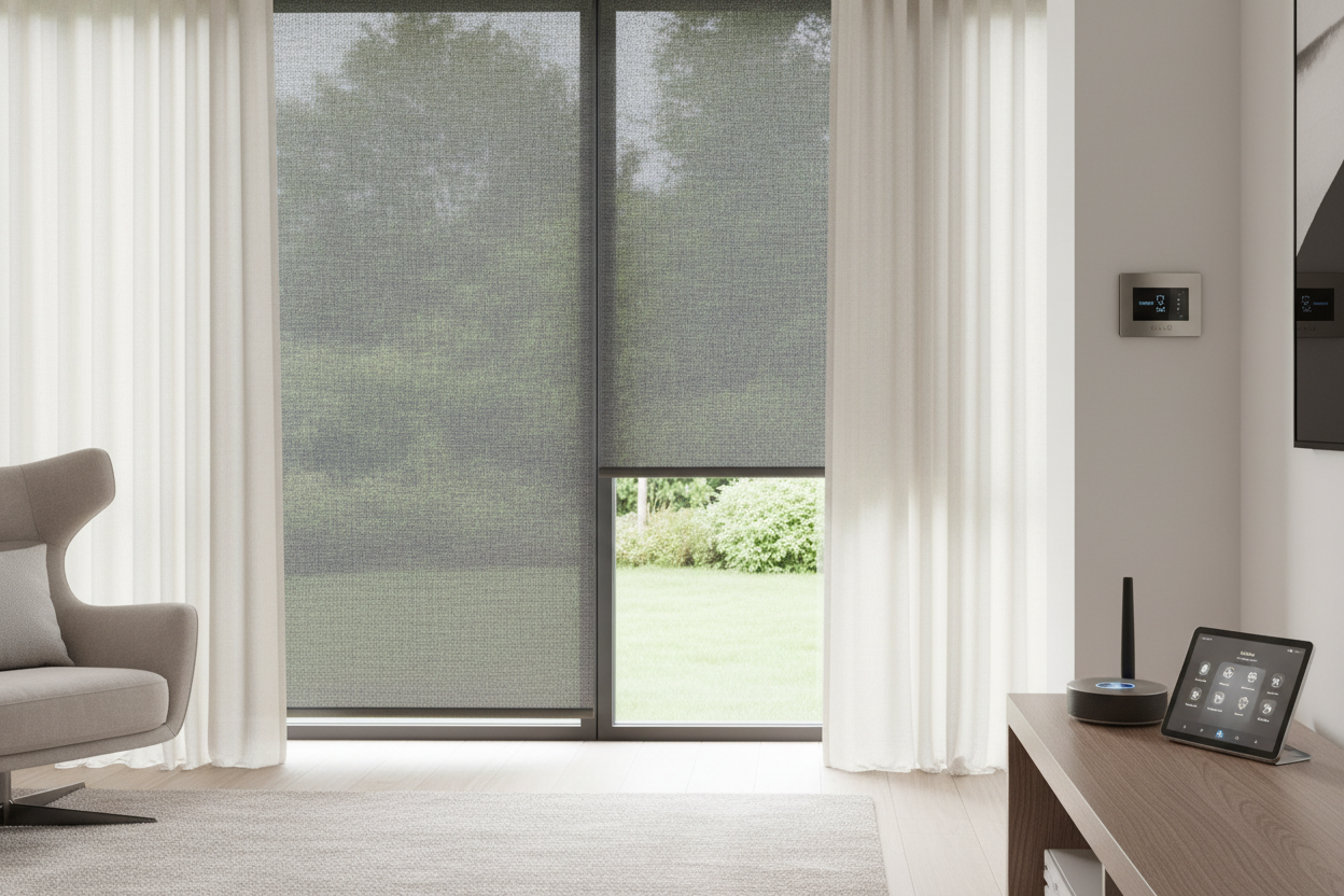 Smart Privacy: Automating Blinds That See Out But Not In