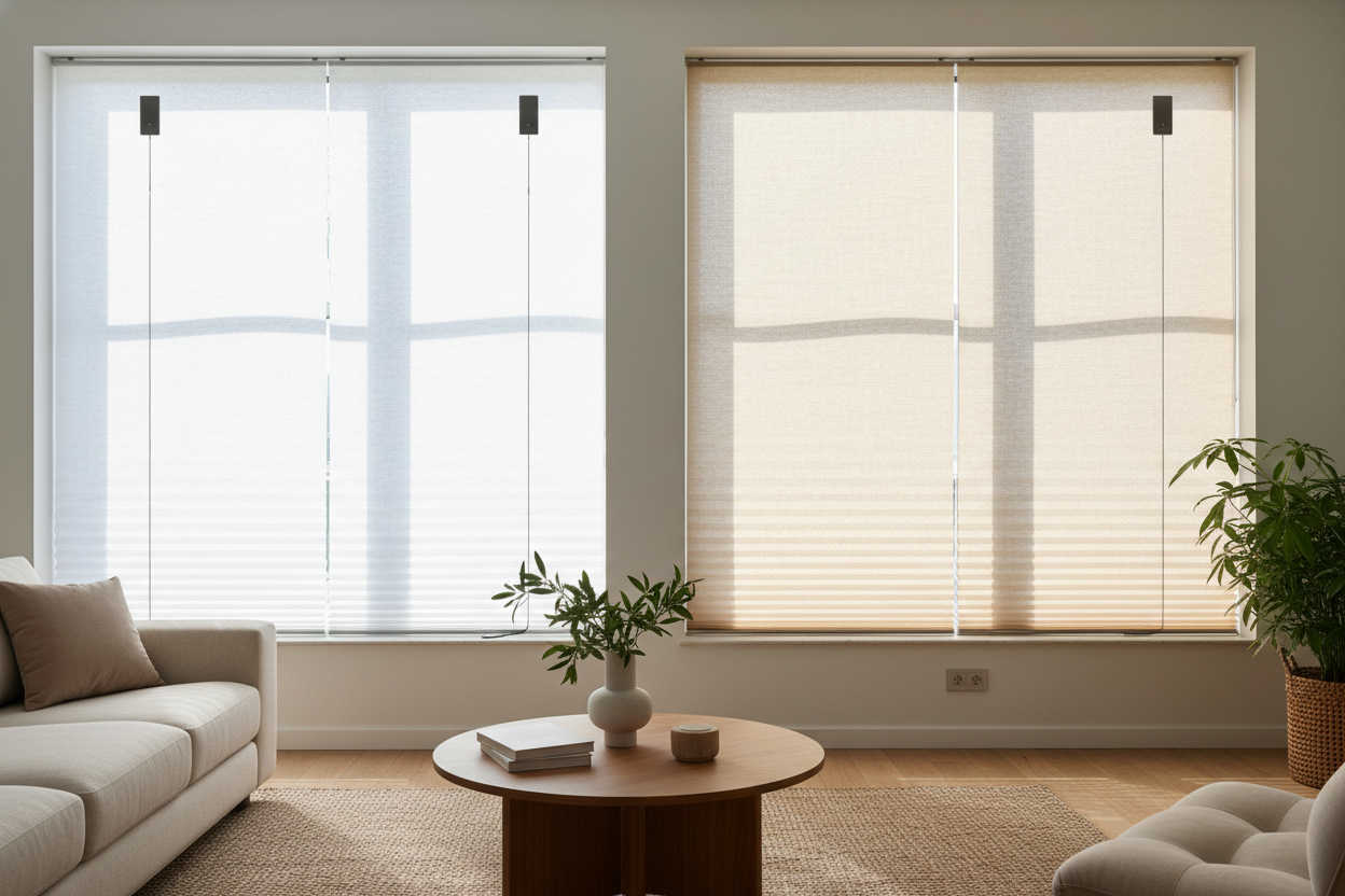 Double Cell Blinds: Battery vs. Hardwired Smart Motors