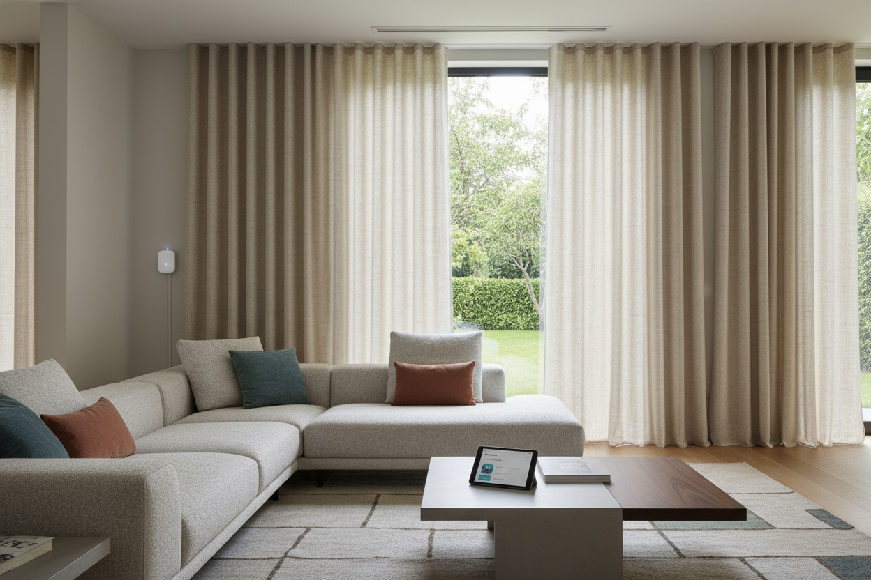 Smart Upgrade: Installing Automatic Curtains for Living Room Comfort