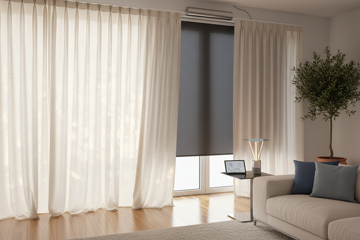 Smart Sun Shade Curtain Setup: Motorize Your Light Control