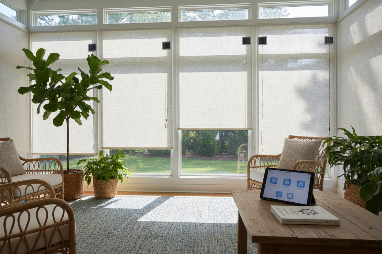 Smart Sunroom Shades Do It-Yourself: The Solar Automation Guide