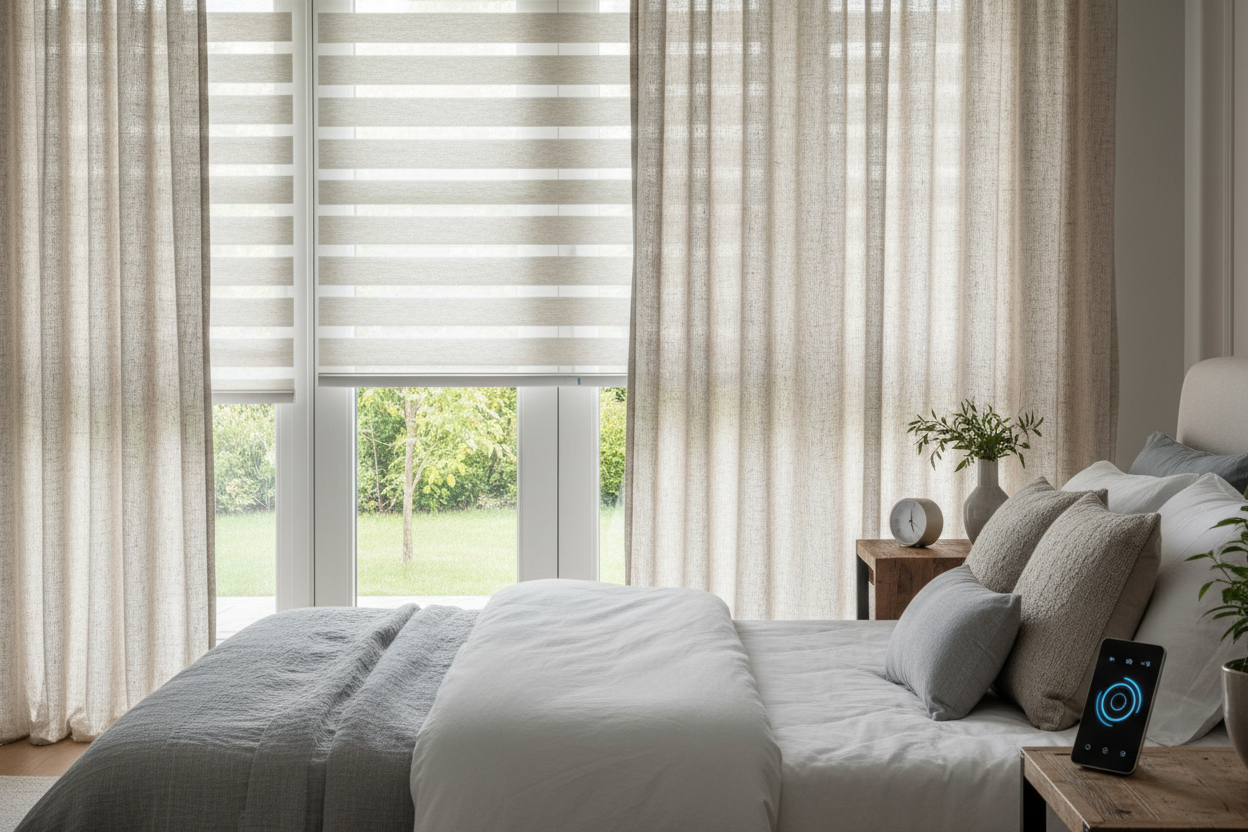 Wake Up Smarter: Automating Horizontal Cordless Blinds