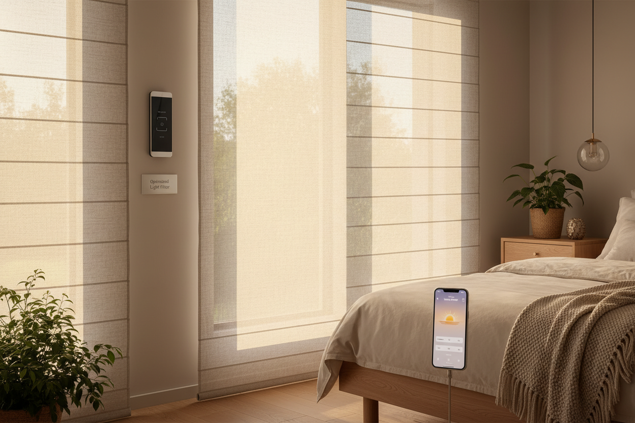 Wake Up Gently: Optimizing Smart Light Filter Fabric