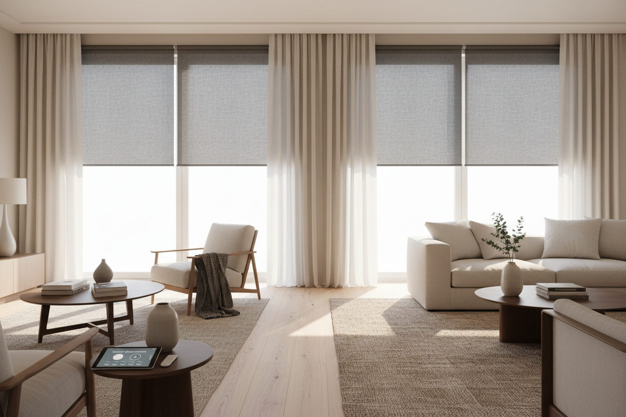 Smart Glare Control: The Best Solar Shades for Windows Setup