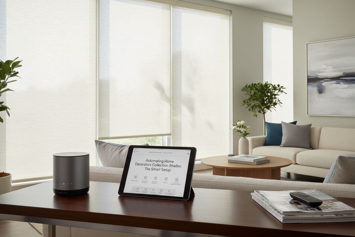 Automating Home Decorators Collection Shades: The Smart Setup