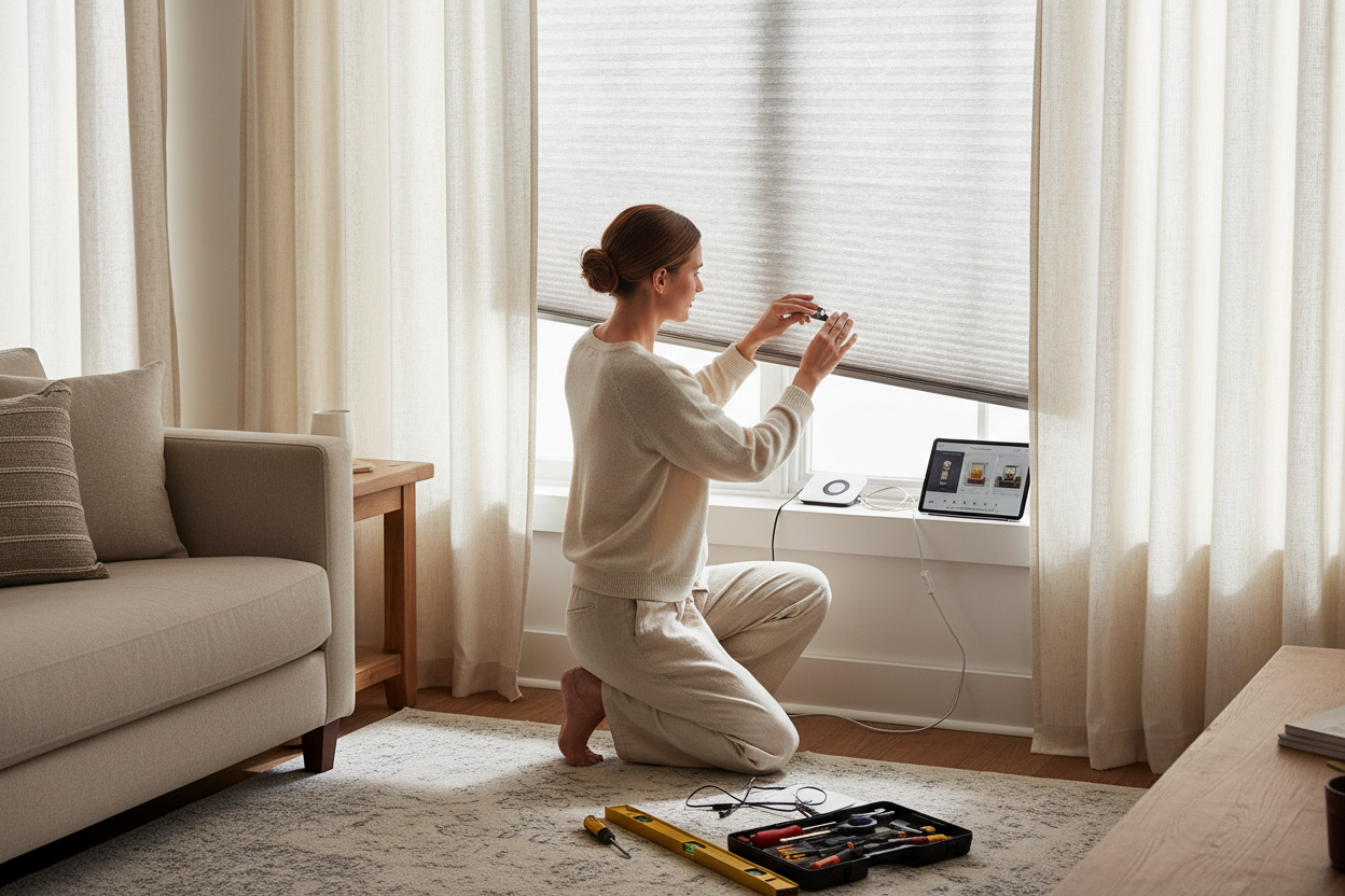 Uneven Blinds? How to Fix Cordless Top Down Bottom Up Cellular Shades
