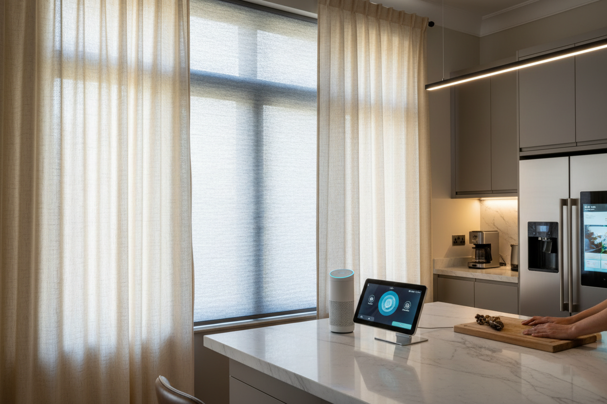 Smart Kitchen Blinds for Windows: The Hands-Free Setup