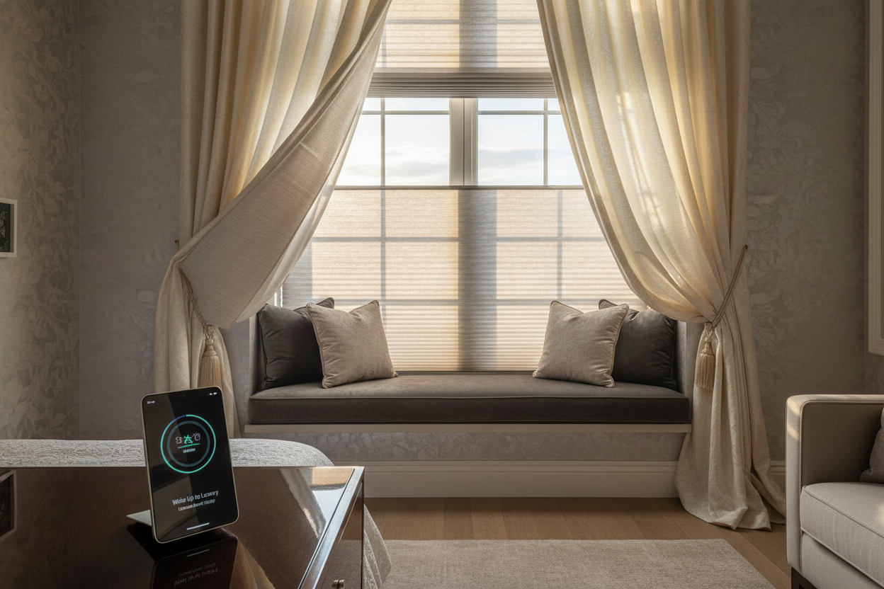 Wake Up to Luxury: The Ultimate Smart Setup for Fancy Blinds