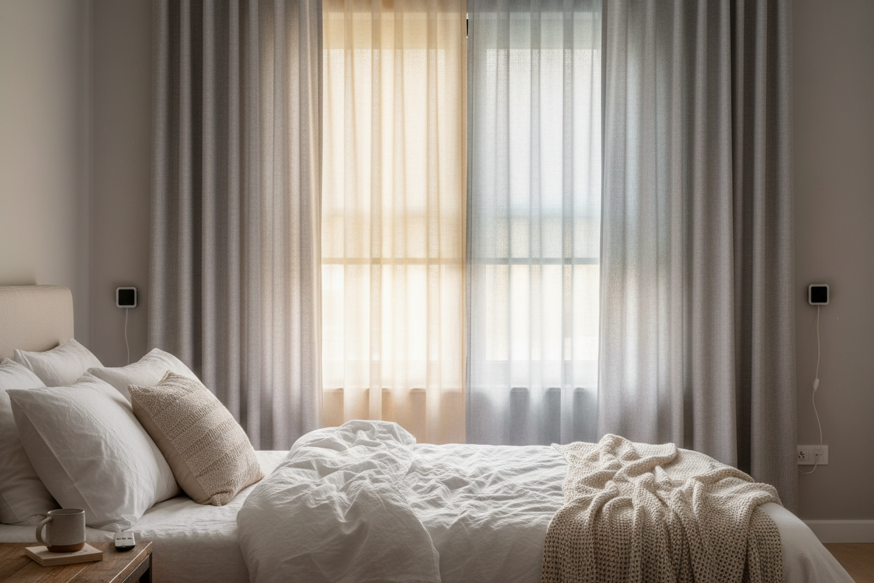 The Best Smart Semi-Sheer Blinds Setup for Lazy Mornings
