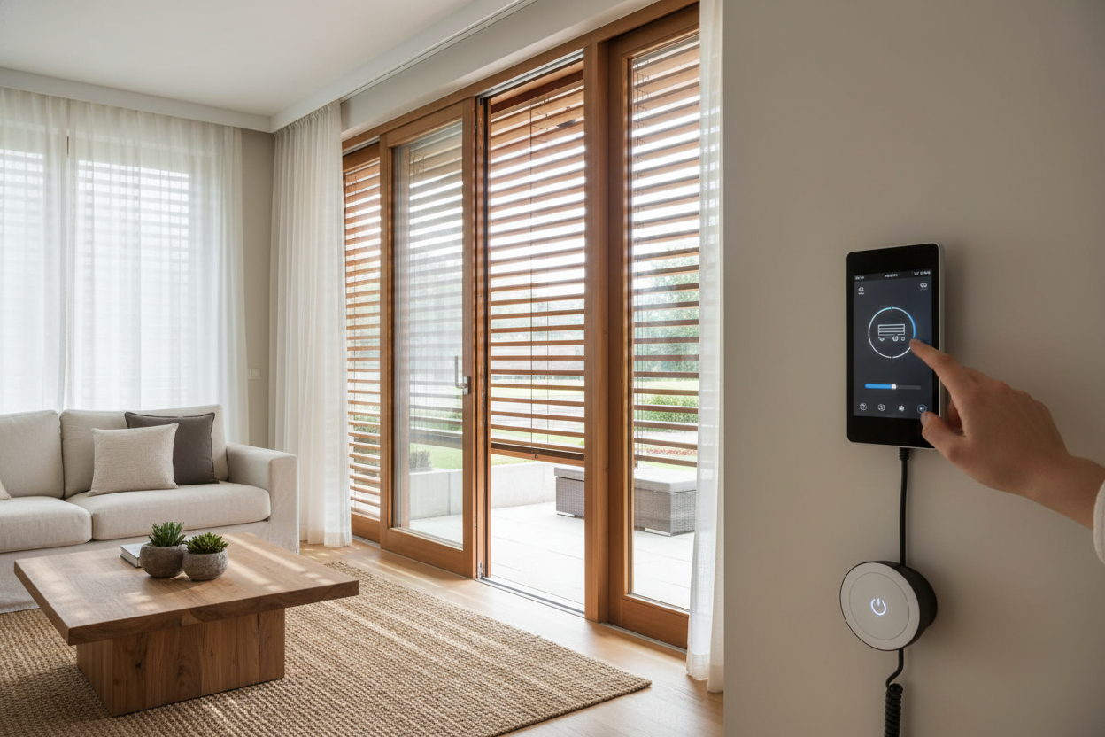 Smart Control for Outdoor Wooden Blinds: A Setup Guide