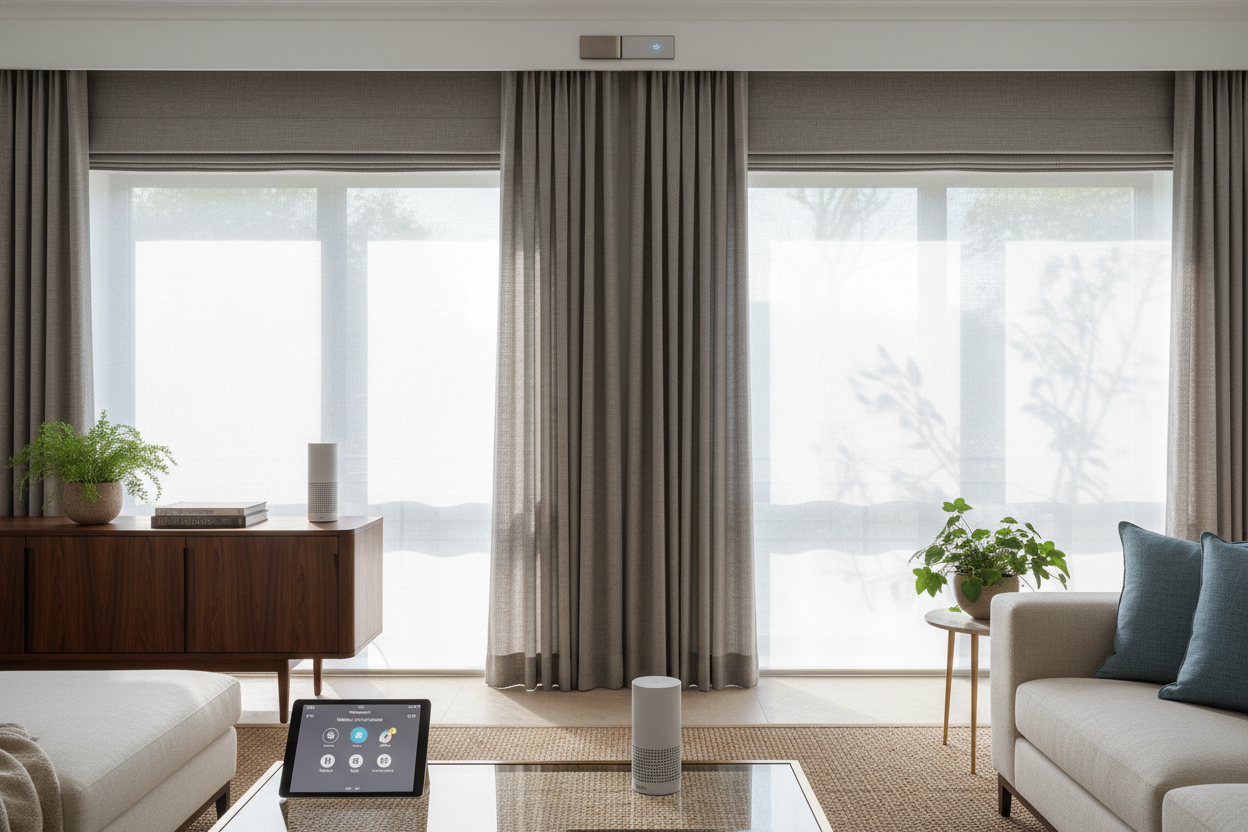 Curtains That Roll Up: Smart Motor & Voice Control Guide