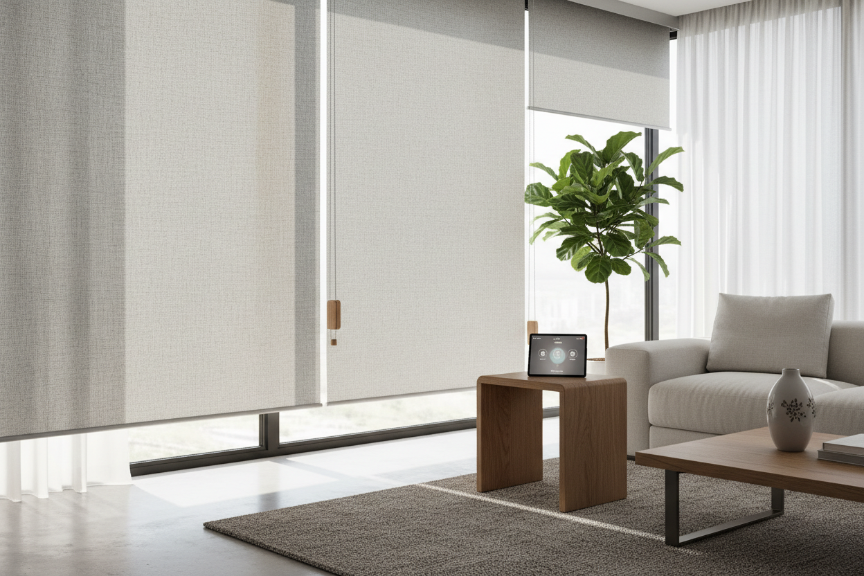 Smart Pull Down Window Shades: A Connectivity & Motor Guide