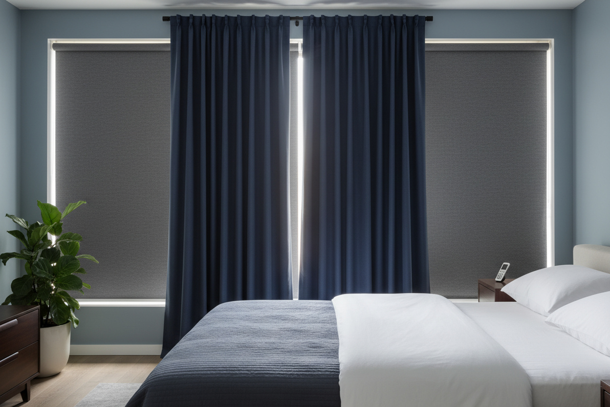 Smart Pull Down Shades Blackout: The Best Setup for Deep Sleep