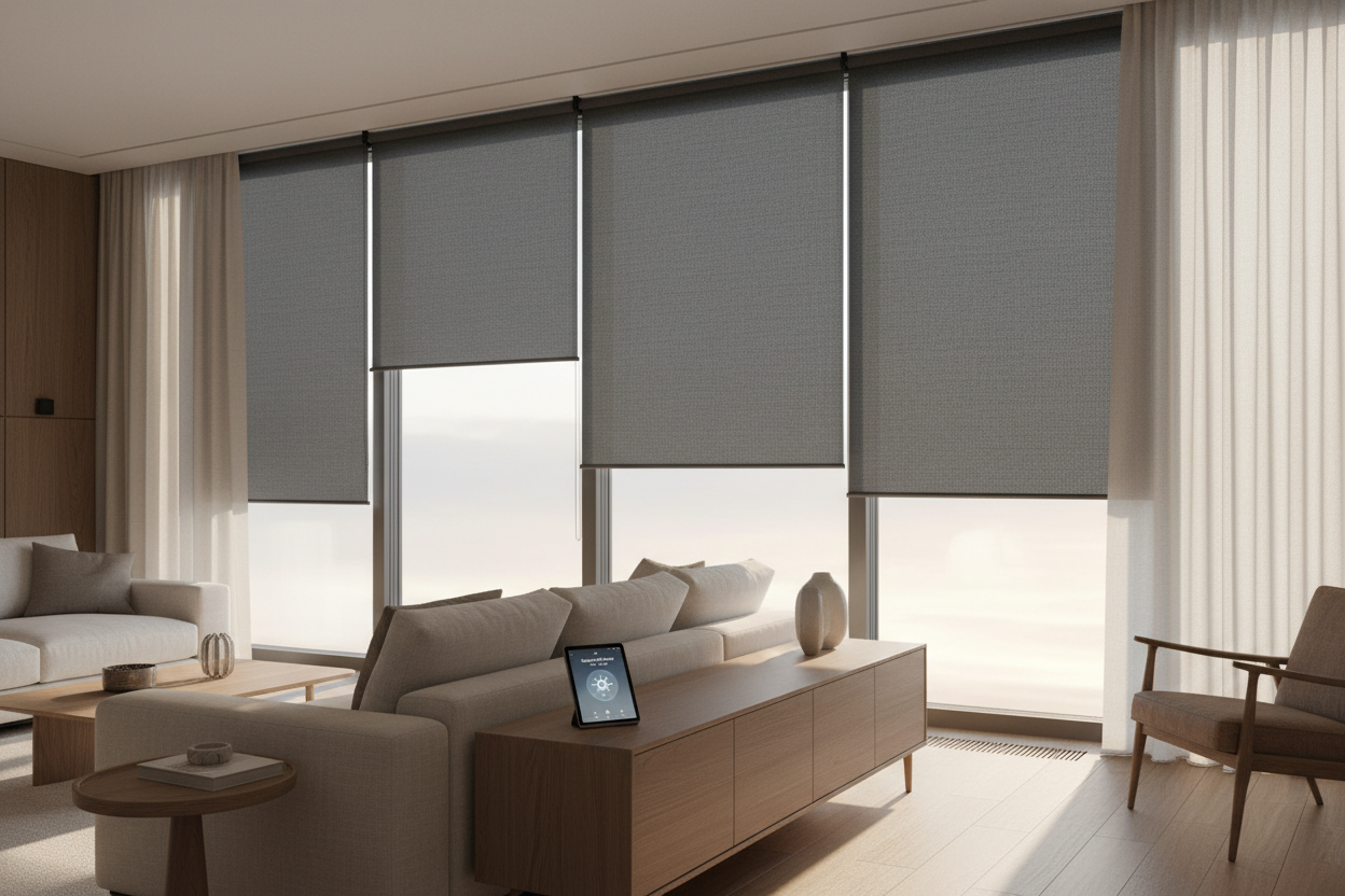 Automating Tinted Roller Blinds: The Ultimate Solar Control Setup