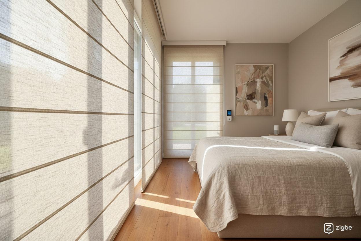 Wake Up to Sunlight: Smart Tech for Textured Roller Shades