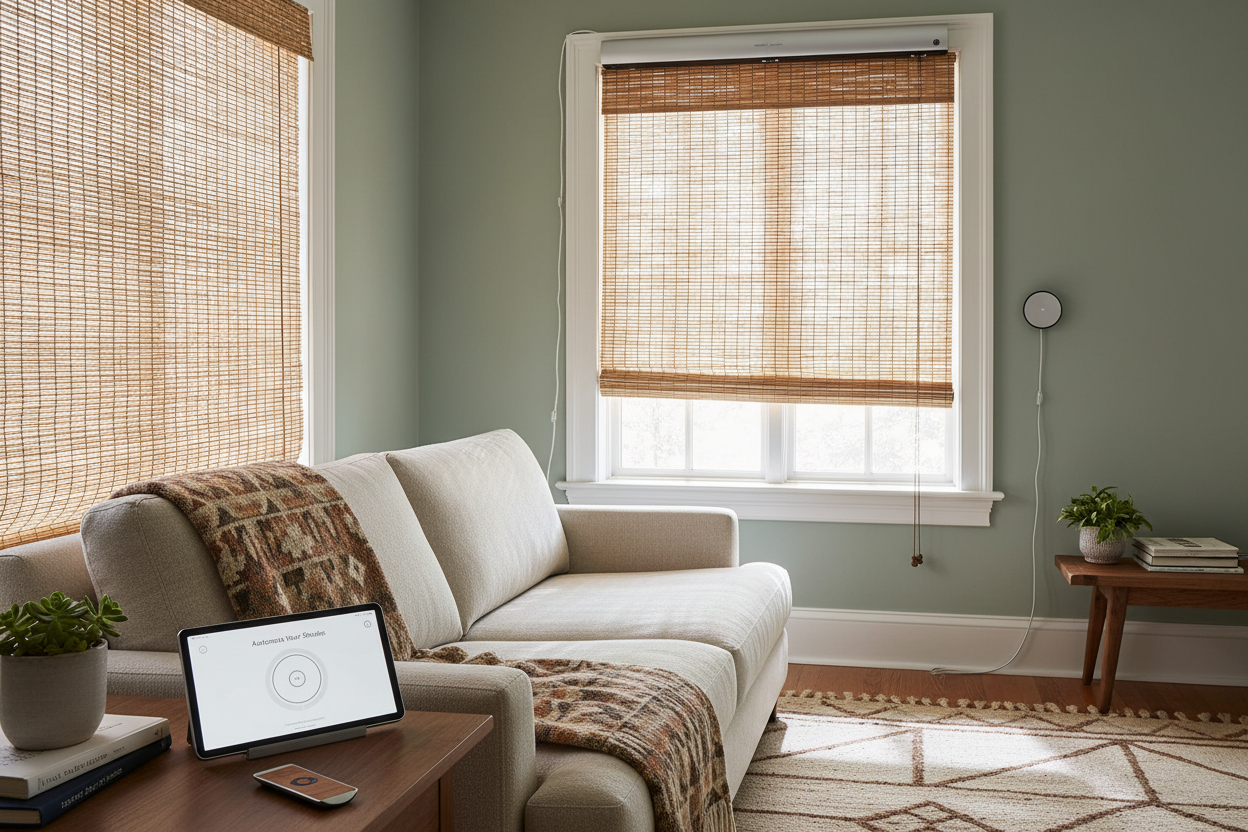 Automating Your Matchstick Roller Shade: A Retrofit Guide