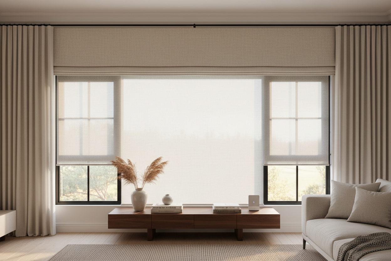 Hide the Tech: The Ultimate Smart Roller Shade Valance Guide