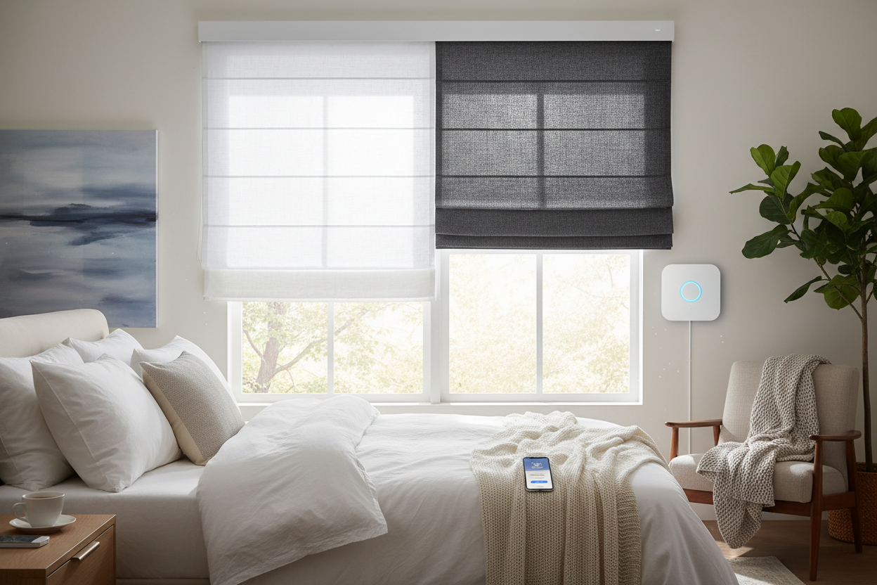 The Best Smart Fabric Roller Shade Setup for Lazy Mornings