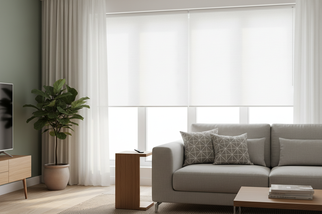 Smart Cassette Roller Shades: The Cleanest Motorized Setup