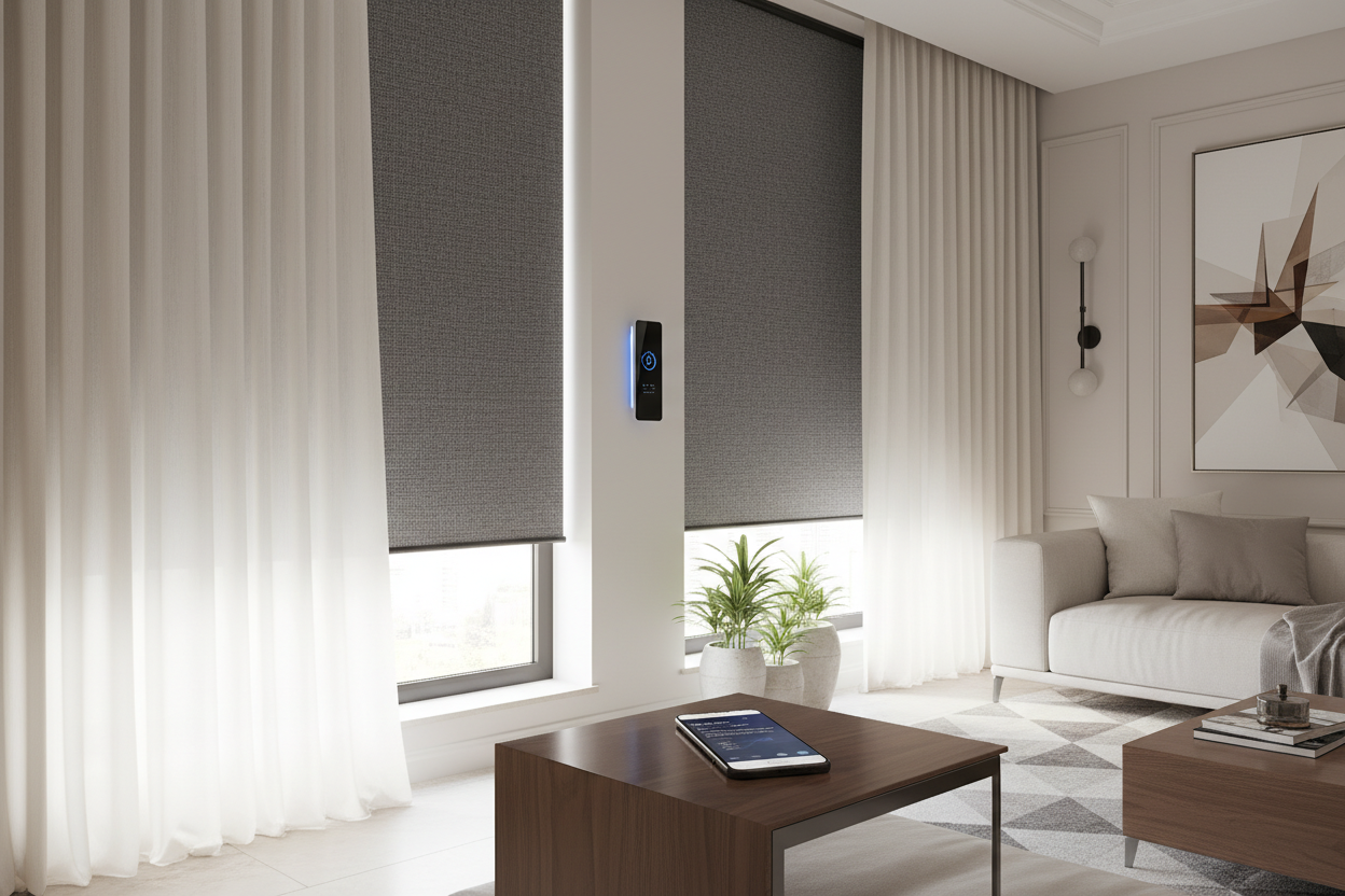 Smart Privacy Roller Blind: Automate Light & Seclusion