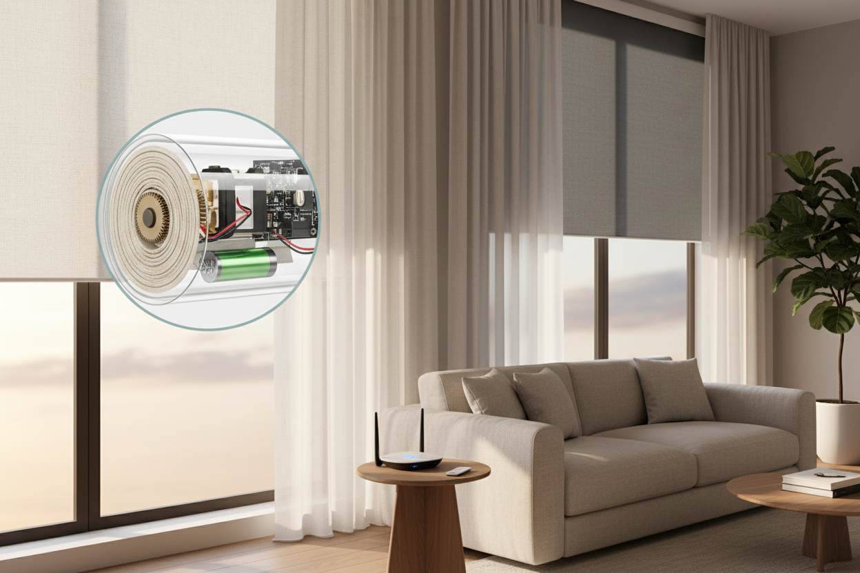 Inside the Tube: How Smart Roller Shades Actually Work