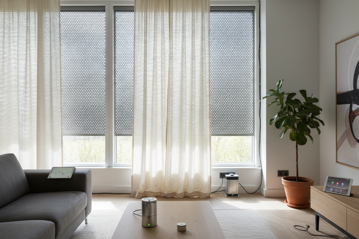 Metal Roller Blinds: Hardwired vs Battery Smart Motors